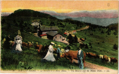 Aix-les-Bains Le Revard et le Mont-Blanc à Aix-les-Bains