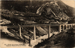 Viaduc de la ligne de Savoie Vallée du Rhone Fort de l'Ecluse -
													73 Savoie
												