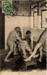 Aix-les-Bains Etabl. Thermal Comment on prend la Douche à Aix-les-Bains