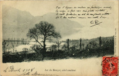 Lac du Bourget soleil couchant