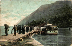 Le Lac du Bourget - Arrivée du Bateau de Haute Combe