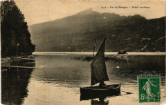 Lac du Bourget - Soleil couchant
