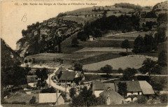Entrée des Gorges de Chailles et l'Hotellerie Sainte-Anne