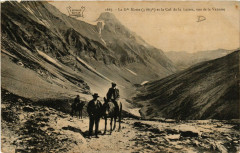 La Gde Motte (3663 m) et le Col de la Leisse vus de la Vanoise