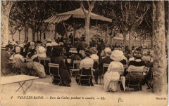 Vals-les-Bains Parc du Casino pendant le concert à Vals-les-Bains