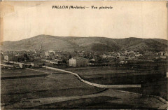 Vallon - Vue générale -
													07 Ardèche
												