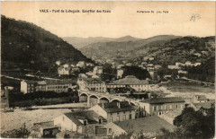 Vals pont de Labegude. Quartier des Eaux -
													07 Ardèche
												
