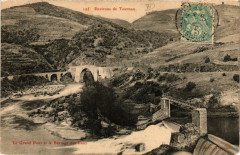 Env. de Tournon Le Grand Pont et le Barrage des Eaux