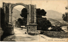 Menton - Entrée du Cap Martin à Menton