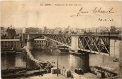 Brest - Perspective du Pont tournant à Brest