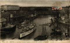 Le Pont National ouvert - Sortie du croiseur d'Estrées