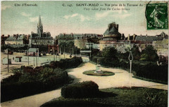 Saint-Malo - Vue prise de la Terrasse du Casino à Saint-Malo