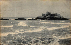 Saint-Malo - Vue le Fort Nationale effet de Vogues à Saint-Malo
