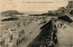 Saint-Malo - La Plage de Bon-Secours et le Grand Be à Saint-Malo