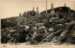 Rotheneuf - L'Ermite sculptant ses rochers