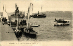 Dinard- La Cale et le Ponton de Vedettes France à Dinard