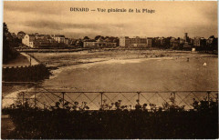 Dinard- vue generale de la Plage France à Dinard