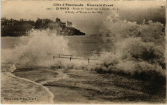 Dinard- Etude de Vagues sur la Digue France à Dinard