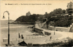Dinard- vue generale de la Digue Promenade France à Dinard