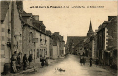 Saint-Pierre-de-Plesguen (I.-et-V.) - La Grande Rue - Le Bureau de