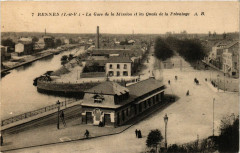 Rennes (I.-et-V.) - La Gare de la Mission et les Quais de la à Rennes