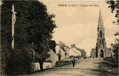 Messac (I.-et-V.) - L'Eglise et la Place