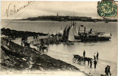 Dinard - La Cale a marée basse à Dinard
