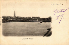 Saint-Malo - L'Avant-Port à Saint-Malo