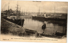 Le Port avec le Burgundia et le Chateau Laffite navires