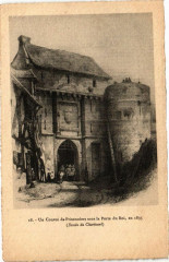 Un Convoi de Prisonniers sous la Porte du Roi en 1835