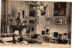 Rennes-Hotel de Ville-Le Cabinet du Maire à Rennes