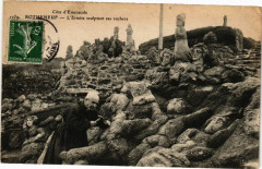 Cote-d'Eméraude - Rotheneuf - L'Ermite sculptant ses rochers