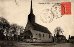 Dhuison - La Place de l'Eglise -
													41 Loir et Cher
												