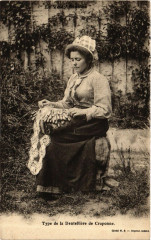 Craponne - Type de la Dentelliere de Craponne - Folklore