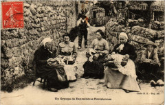 Un Groupe Dentellieres Foreziennes - Folklore -
													43 Haute Loire
												