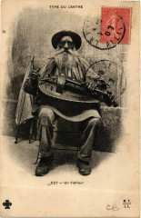 Un Vielleur - Type du Centre - Folklore