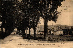 Saint-Didier-la-Seauve - Les Allées Saint-Roch et la Ville