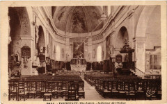 Yssingeaux - Intérieur de l'Eglise à Yssingeaux