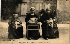 Cevennes Region des Cevennes Groupe de Dentellieres Folklore