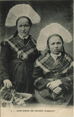 Valmeinier Costumes de Savoie - Femmes - Types à Valmeinier