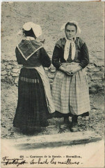 Costumes de Savoie - Hermillon- Femmes - Types