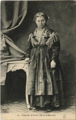 Costumes de Savoie - Bourg-Sainte-Maurice - Femme - Type