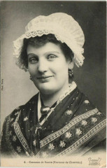 Costumes de Savoie - Environs de Chambery - Femme - Type