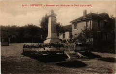 Gevrieux Monument aux Morts pour la Patrie