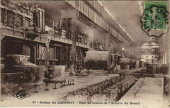 Le Creusot Hall de coulee de l'Acierie du Breuil France au Creusot