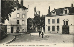 Chalon s Saone La Place de la Sous Prefecture France