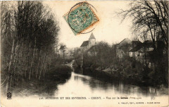 Auxerre et ses Env. - Cheny - Vue sur le Serein à Auxerre