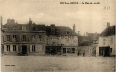 Pont-sur-Yonne - La Place du Marché à Pont-sur-Yonne