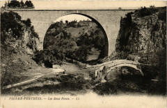 Pierre-Perthuis - Les deux Ponts à Pierre-Perthuis