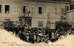 Sa Majesté Marguerite de Savoie reine douairiere d'Italie de .
